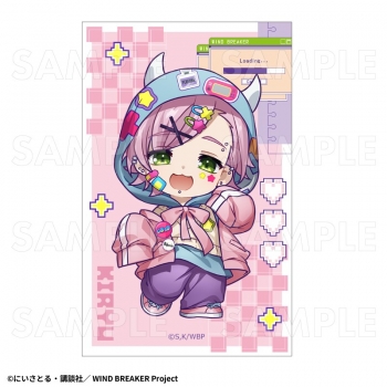 グッズ-ブロマイド】WIND BREAKER 【でびデコパーカー】ちびキャラver 
