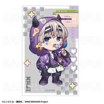 グッズ-ブロマイド】WIND BREAKER 【でびデコパーカー】ちびキャラver 