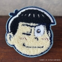 【グッズ-コースター】TVアニメ「おそ松さん」 6つ子フェイス サガラ刺繍コースター カラ松の画像