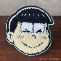 【グッズ-コースター】TVアニメ「おそ松さん」 6つ子フェイス サガラ刺繍コースター チョロ松の画像