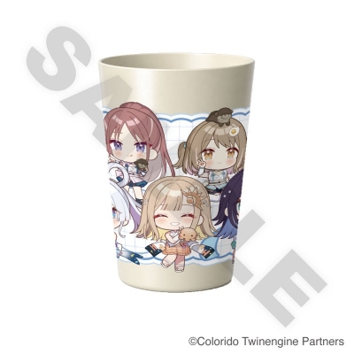 【グッズ-タンブラー・グラス】超かぐや姫! ステンレスタンブラー ミニキャラ (かぐや 彩葉 ヤチヨ 芦花 真実)
