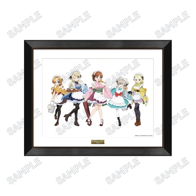 【グッズ-複製原画】『ガールズ&パンツァー 最終章』 描き下ろし複製原画【和風メイドver.】