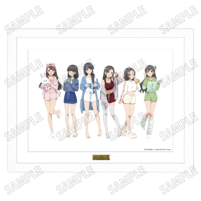 【グッズ-複製原画】アニメ「青春ブタ野郎はサンタクロースの夢を見ない」 描き下ろし複製原画