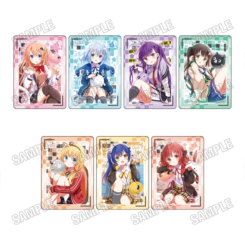 【グッズ-カード】「ご注文はうさぎですか?」 クリアカードコレクション