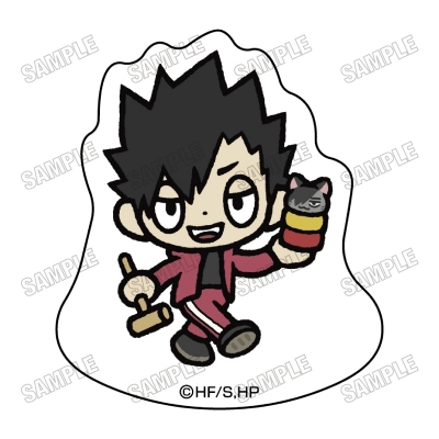 【グッズ-置きもの】アニメ「ハイキュー!!」 ミニキャラゆらゆらアクリルブロック【お正月ver.】⑥黒尾鉄朗