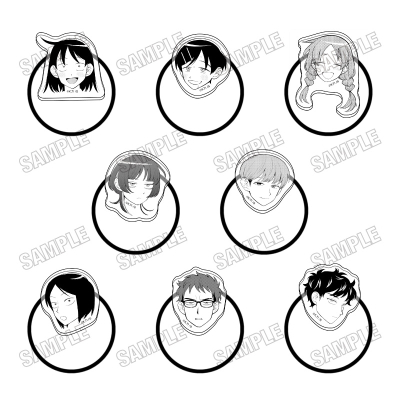 【グッズ-ヘアバンド】『ふつうの軽音部』 アクリルヘアゴムコレクション