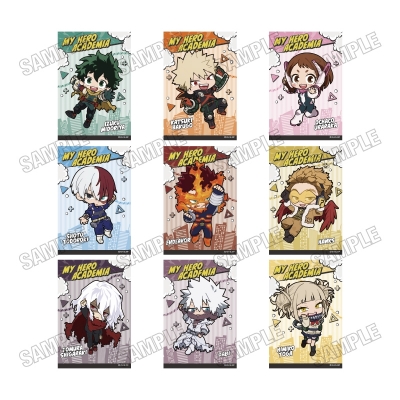 【グッズ-カード】アニメ『僕のヒーローアカデミア』 ミニキャライラストカードセット【ぶら下がりver.】