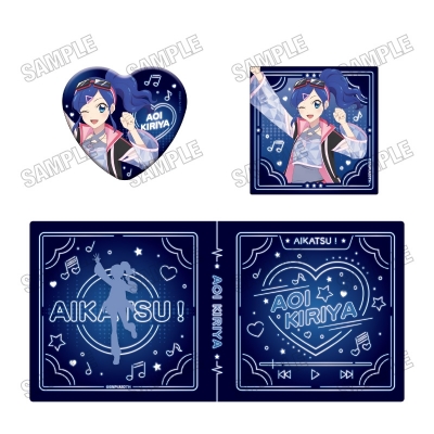 【グッズ-セットもの】アイカツ! 10th STORY ~未来へのSTARWAY~ 描き下ろしコレクションブック【サイバーミュージックver.】②霧矢あおい