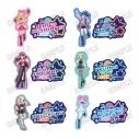 【グッズ-ステッカー】アイカツ! 10th STORY ~未来へのSTARWAY~ 描き下ろしダイカットステッカーコレクション【サイバーミュージックver.】の画像