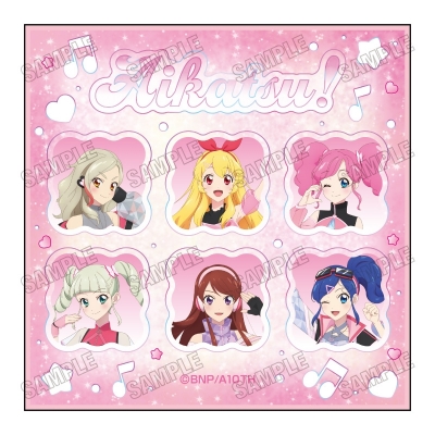【グッズ-タオル】アイカツ! 10th STORY ~未来へのSTARWAY~ 描き下ろしミニタオル【サイバーミュージックver.】