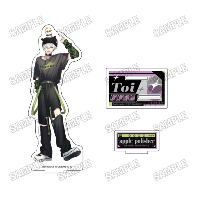 【グッズ-スタンドポップ】「DYNAMIC CHORD」×「サンリオキャラクターズ」 BIGアクリルスタンド⑭Toi×コロコロクリリン