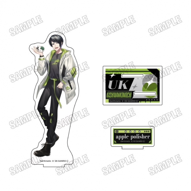 【グッズ-スタンドポップ】「DYNAMIC CHORD」×「サンリオキャラクターズ」 BIGアクリルスタンド⑮UK×かしわんこもち