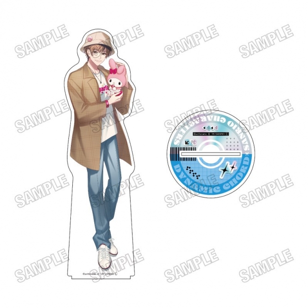 【グッズ-スタンドポップ】「DYNAMIC CHORD」×「サンリオキャラクターズ」 BIGアクリルスタンドLL④Knight×マイメロディ