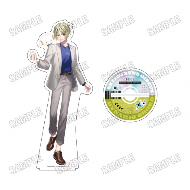 【グッズ-スタンドポップ】「DYNAMIC CHORD」×「サンリオキャラクターズ」 BIGアクリルスタンドLL⑥珠洲乃千哉×こぎみゅん