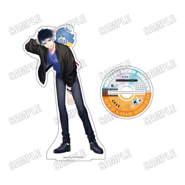 【グッズ-スタンドポップ】「DYNAMIC CHORD」×「サンリオキャラクターズ」 BIGアクリルスタンドLL⑦結崎芹×タキシードサム
