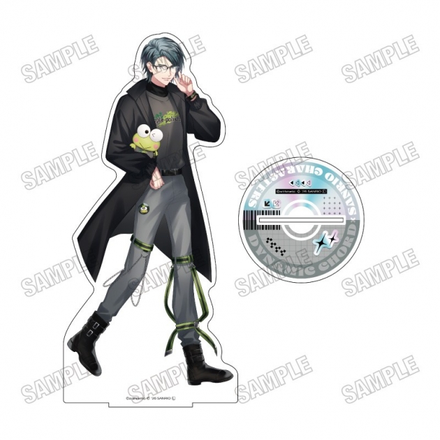 【グッズ-スタンドポップ】「DYNAMIC CHORD」×「サンリオキャラクターズ」 BIGアクリルスタンドLL⑯Kuro×けろけろけろっぴ