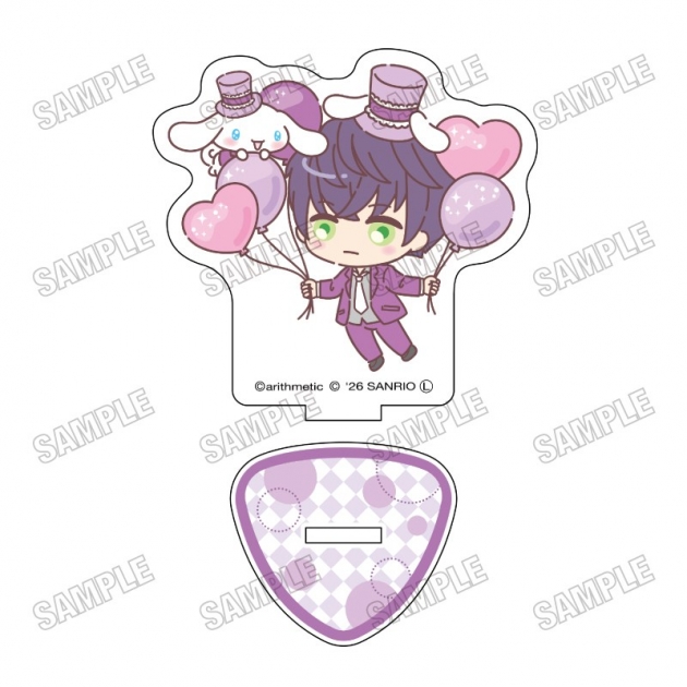 【グッズ-スタンドポップ】「DYNAMIC CHORD」×「サンリオキャラクターズ」 ミニキャラアクリルスタンド⑤檜山朔良×シナモロール