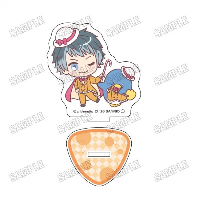 【グッズ-スタンドポップ】「DYNAMIC CHORD」×「サンリオキャラクターズ」 ミニキャラアクリルスタンド⑦結崎芹×タキシードサム