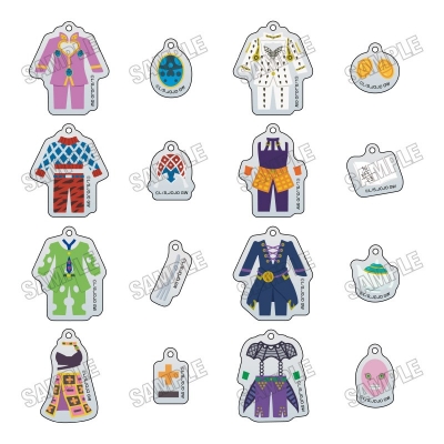 【グッズ-キーホルダー】アニメ『ジョジョの奇妙な冒険 黄金の風』 アクリルキーホルダーコレクション【AM2026】