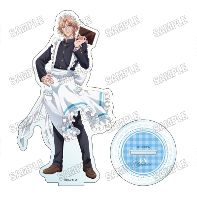 【グッズ-スタンドポップ】劇場版「美男高校地球防衛部ETERNAL LOVE!」 描き下ろしBIGアクリルスタンド【メイドさん大集合ver.】②由布院 煙