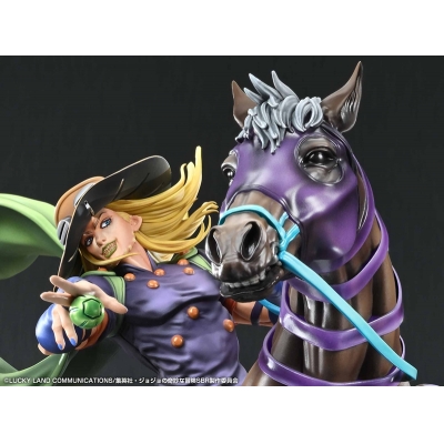 【フィギュア】超像Artコレクション アニメ『スティール・ボール・ラン ジョジョの奇妙な冒険』 ジャイロ・ツェペリ&ヴァルキリー 完成品フィギュア