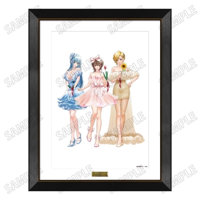 【グッズ-複製原画】「今日はカノジョがいないから」 描き下ろし複製原画【ドレスver.】