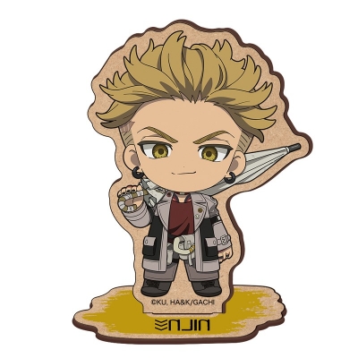 【グッズ-スタンドポップ】TVアニメ『ガチアクタ』 木製キャラスタンド ミニキャラ エンジン