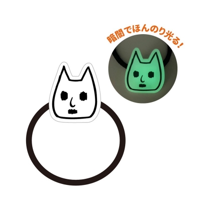 【グッズ-ヘアバンド】TVアニメ『鬼灯の冷徹』 猫好好の蓄光アクリルヘアゴム