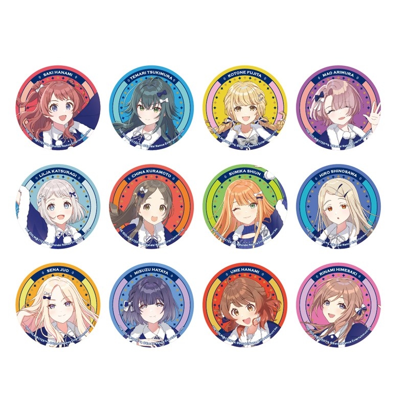 【グッズ-バッチ】学園アイドルマスター 描き下ろし缶バッジ 初星パラダイスver.