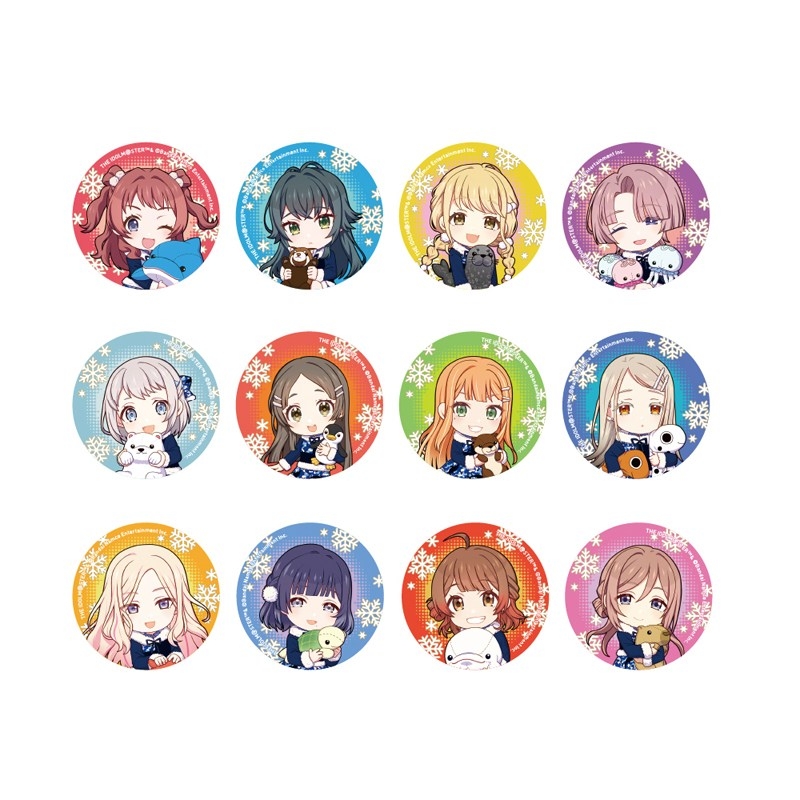 【グッズ-バッチ】学園アイドルマスター ミニキャラ缶バッジ 初星パラダイスver.