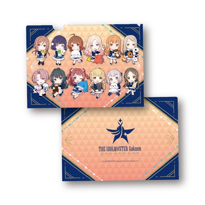 【グッズ-クリアファイル】学園アイドルマスター クリアファイル_ミニキャラ集合 初星パラダイスver.
