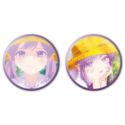 【グッズ-バッチ】幼馴染とはラブコメにならない 缶バッジ2個セット 月見 るな