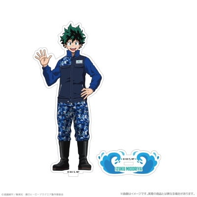 【グッズ-スタンドポップ】アニメ『僕のヒーローアカデミア』 描き下ろしアクリルスタンド_緑谷出久 海の生きものたちと一緒にPLUS ULTRA