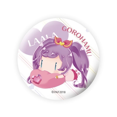【グッズ-バッチ】プリティーオールフレンズ ごろはむ缶バッジ 真中らぁら