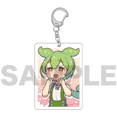 【グッズ-キーホルダー】ずんだもん アクリルキーホルダーA