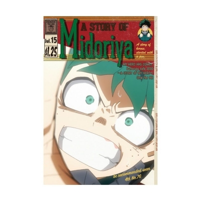 【グッズ-ポストカード】僕のヒーローアカデミア A STORY BOOKモチーフ ポストカード 緑谷出久