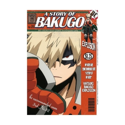 【グッズ-ポストカード】僕のヒーローアカデミア A STORY BOOKモチーフ ポストカード 爆豪勝己