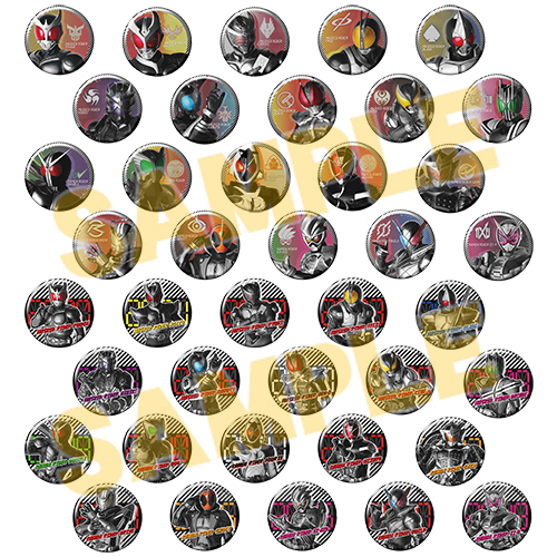 グッズ-バッチ】平成仮面ライダー20作品記念 トレーディング缶バッジ 