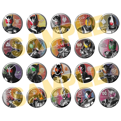 グッズ-バッチ】平成仮面ライダー20作品記念 トレーディング缶バッジ 
