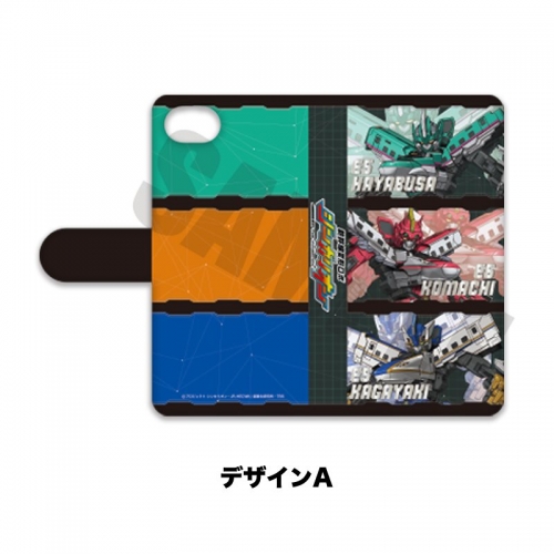 グッズ カバーホルダー 新幹線変形ロボ シンカリオン 手帳型スマホケース Iphone5 5s Se A はやぶさ こまち かがやき アニメイト