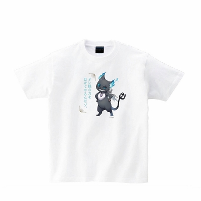 【グッズ-Tシャツ】『ディズニー ツイステッドワンダーランド』 Tシャツ ホワイト グリム&セリフ L