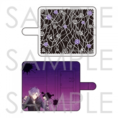 【グッズ-カバーホルダー】DIABOLIK LOVERS 手帳型スマホケース カナト