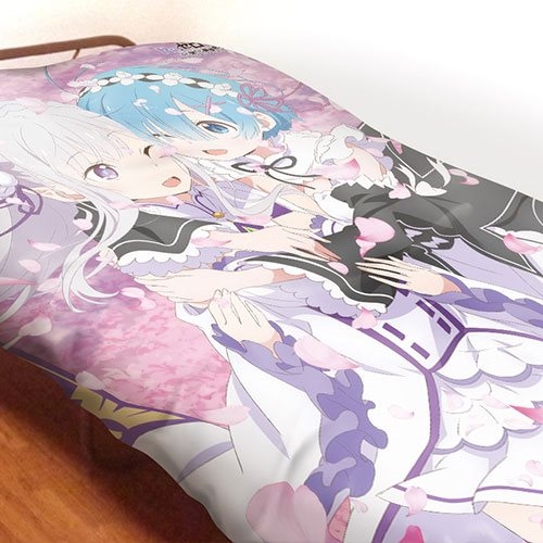 グッズ シーツ Re ゼロから始める異世界生活 掛け布団カバー エミリア レム アニメイト
