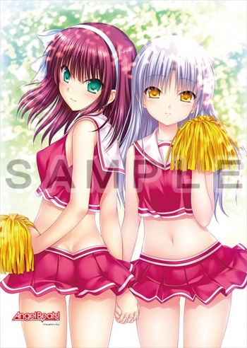 グッズ-タペストリー】Angel Beats! B2タペストリー(ゆり&かなで 