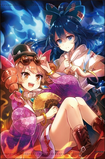 グッズ-タペストリー】東方Project B2タペストリー 25 依神紫苑&依神女 