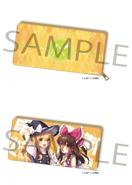 グッズ 財布 東方project キャラクターウォレット 6 霊夢 魔理沙 Illust まさる Jp アニメイト