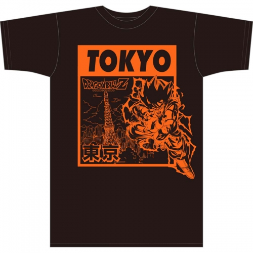 グッズ-Tシャツ】ドラゴンボールZ 日本限定ボトルTシャツ 東京/黒 XL  