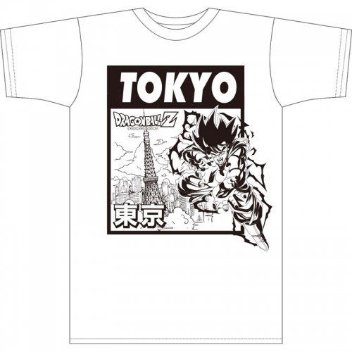 グッズ Tシャツ ドラゴンボールz 日本限定ボトルtシャツ 東京 白 Xl アニメイト
