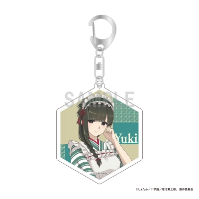 【グッズ-キーホルダー】君は冥土様。 アクリルキーホルダー 雪 和装メイドver