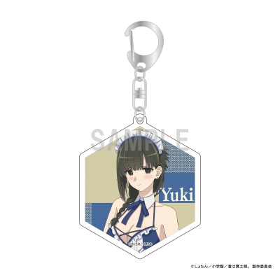 【グッズ-キーホルダー】君は冥土様。 アクリルキーホルダー 雪 水着メイドver
